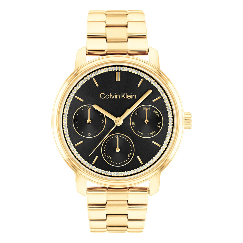 Calvin Klein Shimmer Zwart Dames Horloge 2002-CK25200177-zoom-