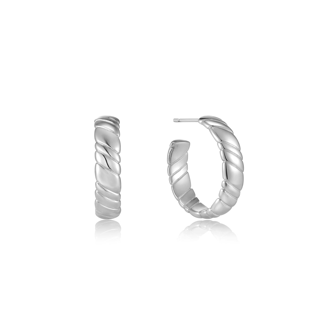 Ania Haie Smooth Operator 925 Sterling Silver Earrings 2002-AH-E038-03H