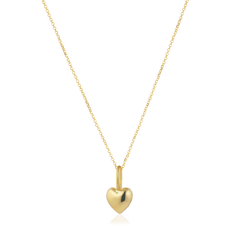 Sif Jakobs Valentine 18 karat gold plated Pendant SJ-P72356-CZ-YG-zoom-