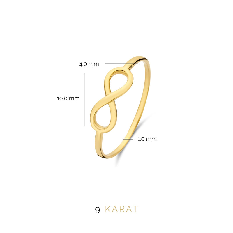 Beloro Jewels Della Spiga 9 carat gold Ring BO330001-60-zoom-