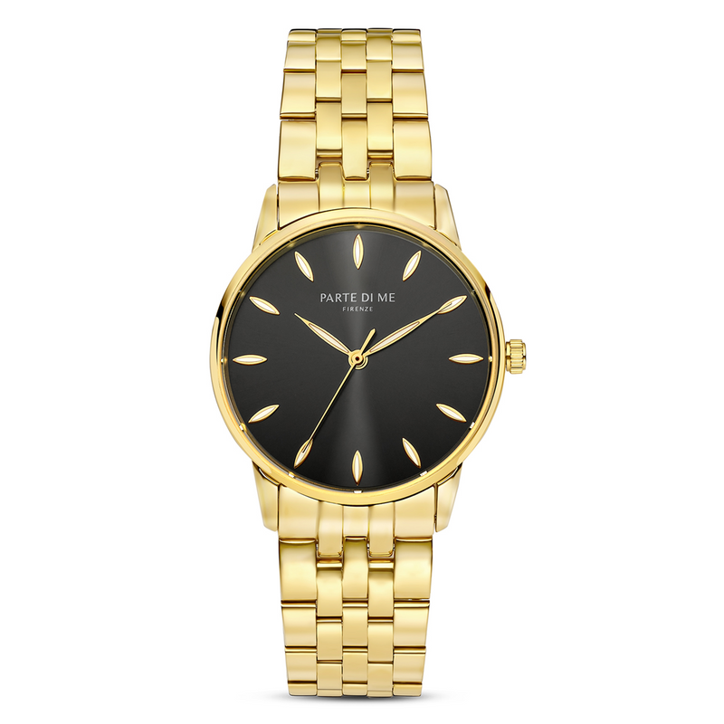 Parte Di Me Orologio round ladies watch gold coloured and black PDM09044-zoom-