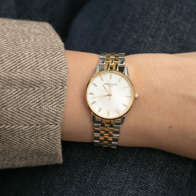 Parte Di Me Orologio round ladies watch gold and silver coloured PDM09043-zoom-