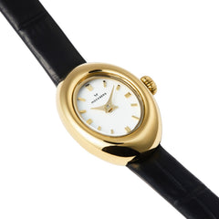 Mockberg Belle Oval Petite Leather Women's Watch MB1412
