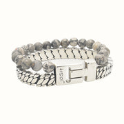 Josh Silver Bracelet 03517-BRA-S/SMOKY/L