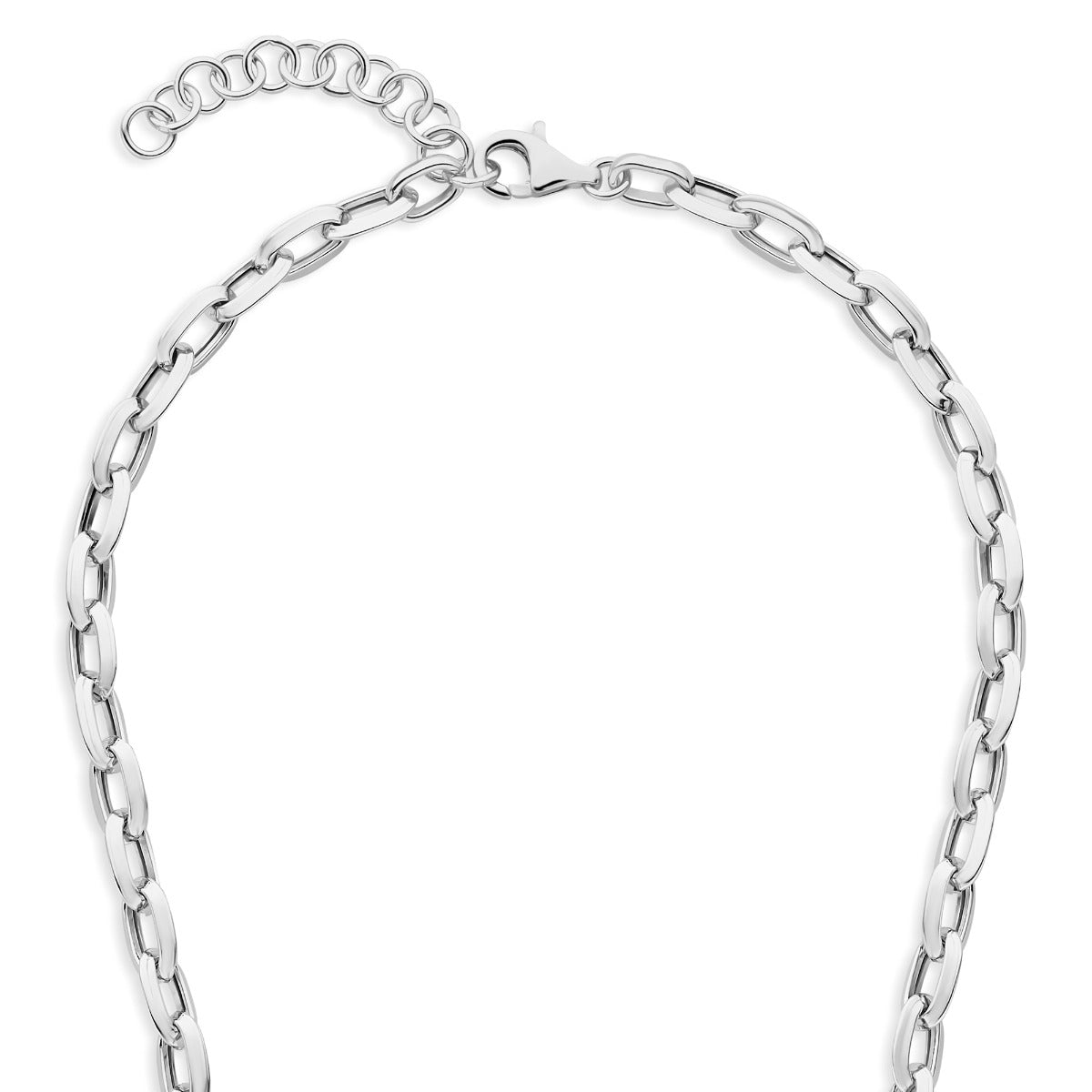 Parte Di Me Bibbiena Poppi Lucia 925 Sterling Silver Link Necklace PDM34101