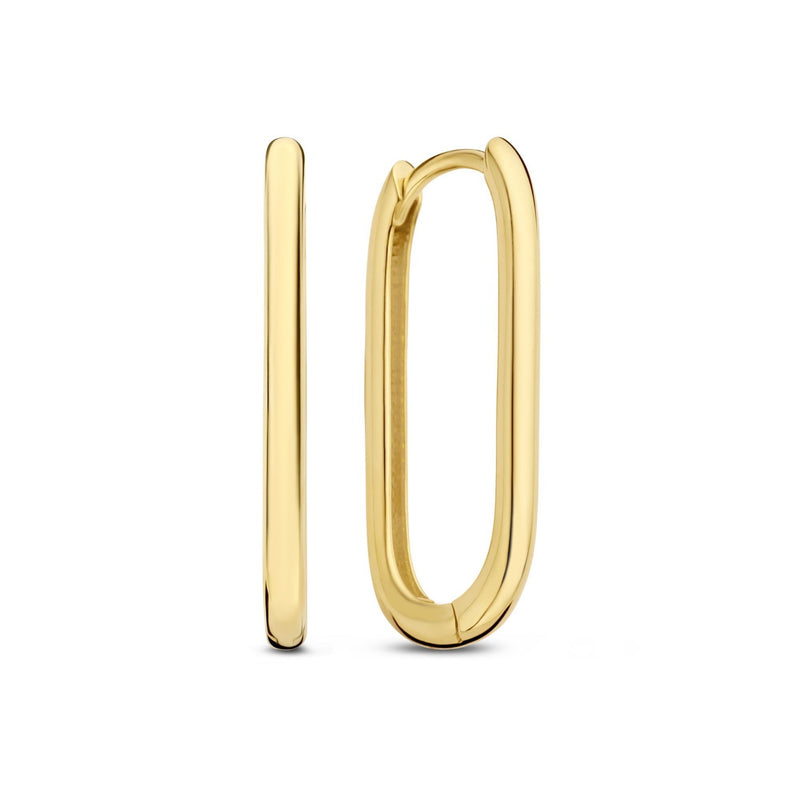 Isabel Bernard Rivoli Aimée 14 Carat Golden Hoop Earrings IB360237-zoom-
