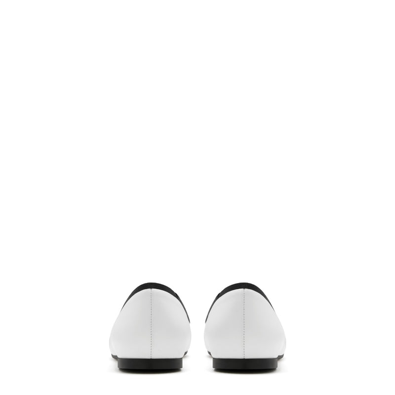 Isabel Bernard Vendôme Ynes White Calfskin Leather Ballerinas IB51011-071-36-zoom-