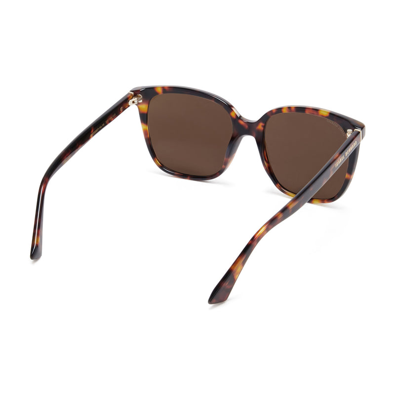 Isabel Bernard La Villette Raison Brown Tortoise Vierkante Sunglasses IB400007-14-14-zoom-