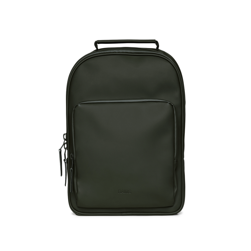 Rains Book Daypack Green Backpack R13260-111-zoom-