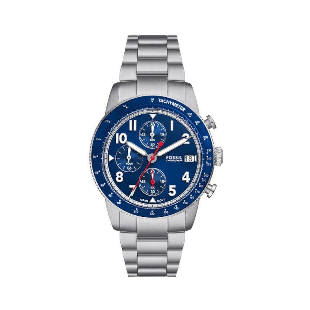 Fossil Sport Tourer Silver Stainless steel Watch FS6047