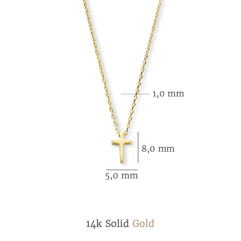 Isabel Bernard Cadeau d'Isabel 14 Carat Golden Necklace and Bracelet Giftset IB90091-zoom-