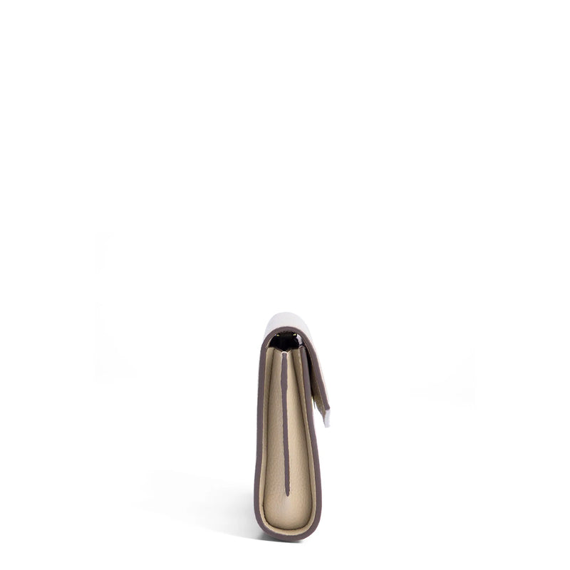 Isabel Bernard Honoré Lina Beige Clutch With Detachable Shoulder Chain IB21135-072-zoom-