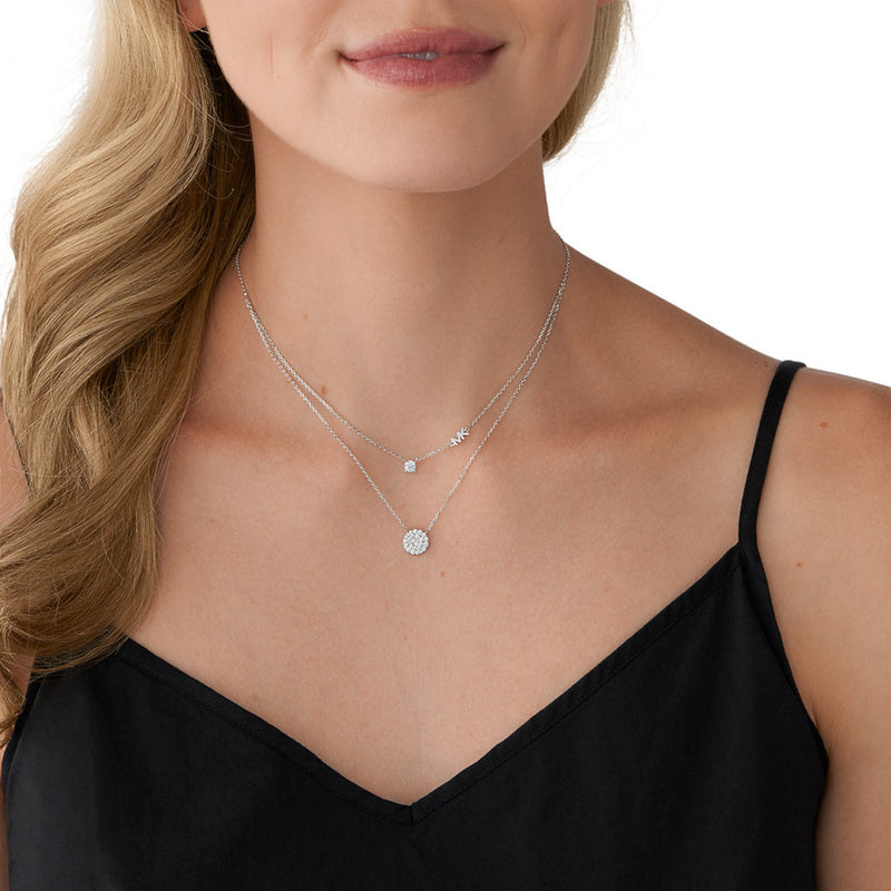 Michael Kors Premium Silver Necklace MKC1591AN040-zoom-