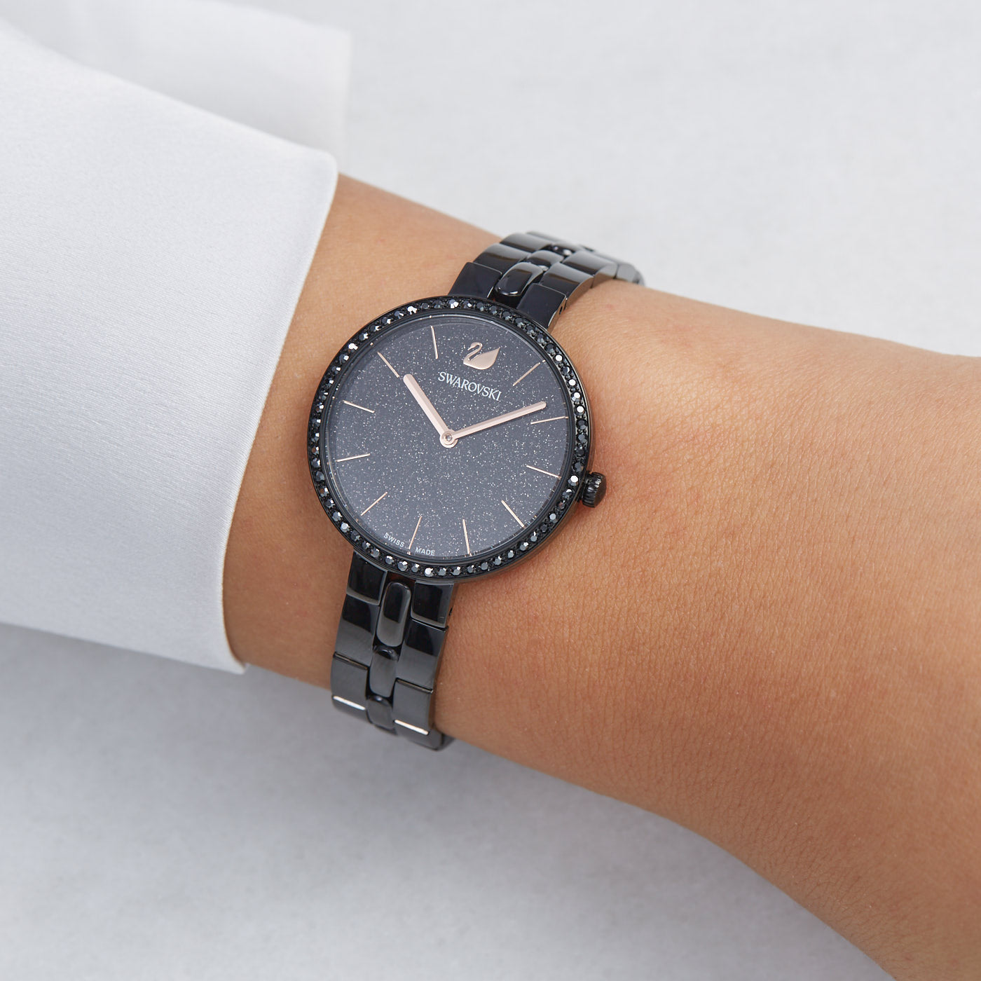 Swarovski Cosmopolitan Black Stainless steel Watch 5547646