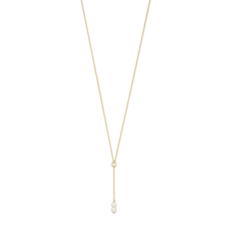 Isabel Bernard Belleville Luna 14 Carat Golden Necklace IB340024 (Length: 40.00-45.00 cm)-zoom-