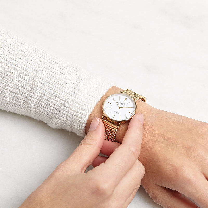 OOZOO Vintage Gold Watch C9911-zoom-