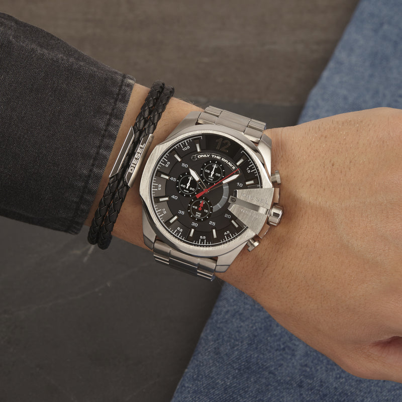 Diesel Mega Chief Silver Watch DZ4308-zoom-