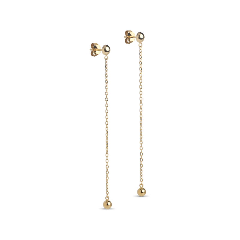 ENAMEL Copenhagen Balloon Gold Plated 80% Recycled 925 Sterling Silver Earrings E406G-GP-zoom-