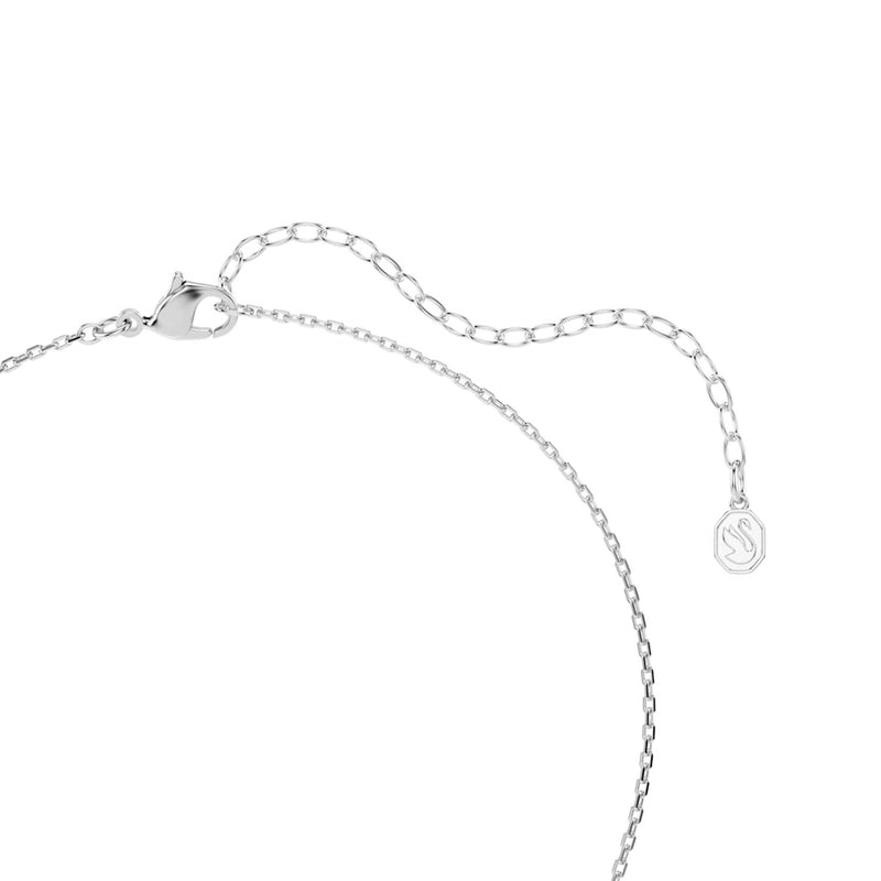 Swarovski Chroma Silver-Tone Necklace with Pink Accents 5757789-zoom-