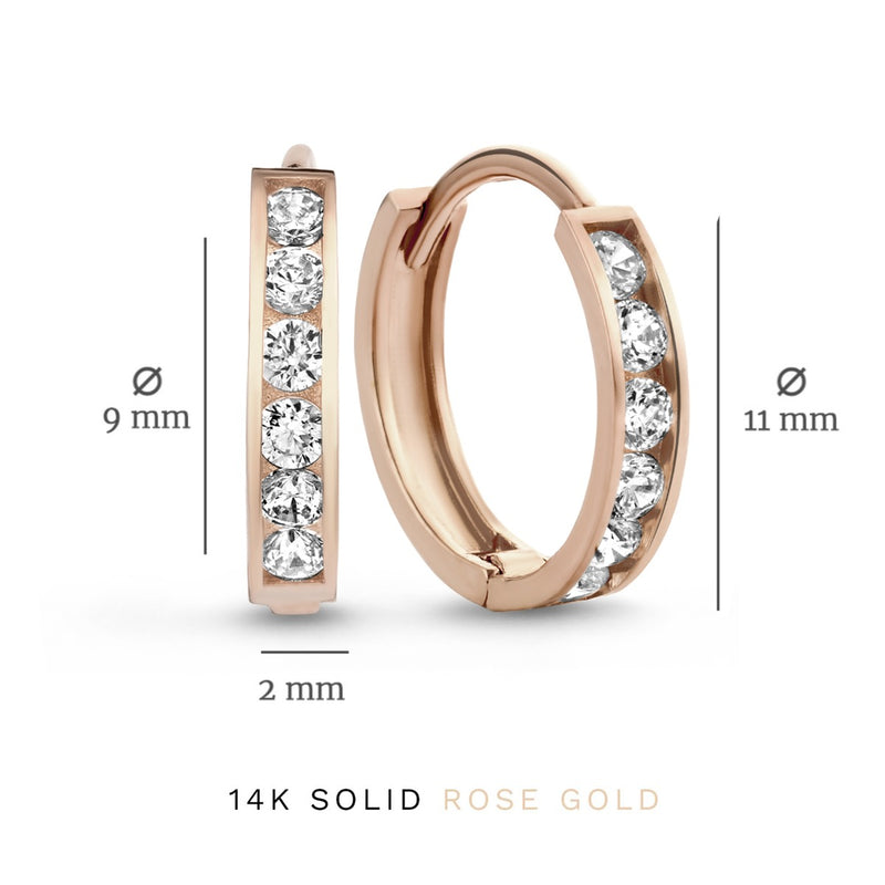 Isabel Bernard Cadeau d'Isabel 14 Carat Rosegold Earparty giftset IB90055-zoom-