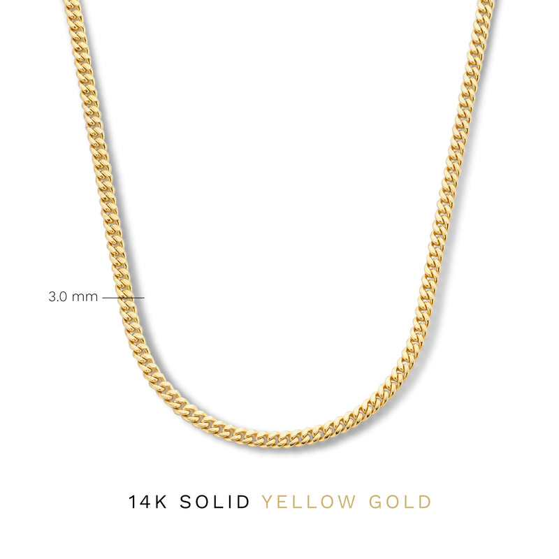 Isabel Bernard Aidee Julee 14 Carat Golden Schakel Necklace IB340111-zoom-