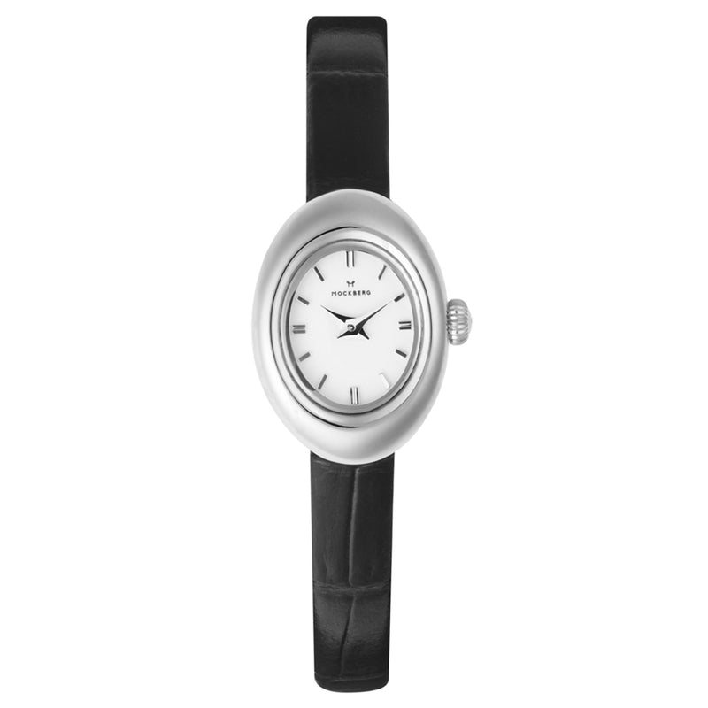 Mockberg Belle Oval Petite Leather Women's Watch MB1413-zoom-