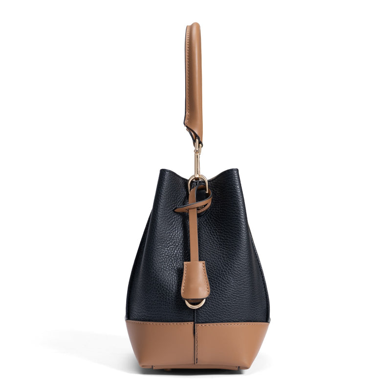 Isabel Bernard Femme Forte Minette Black Calfskin Handbag IB21114-001-zoom-