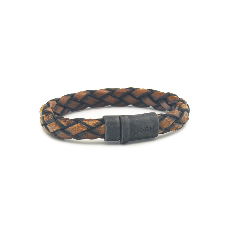 Josh Leather Bracelet 09328VB/CGNC/LME-zoom-