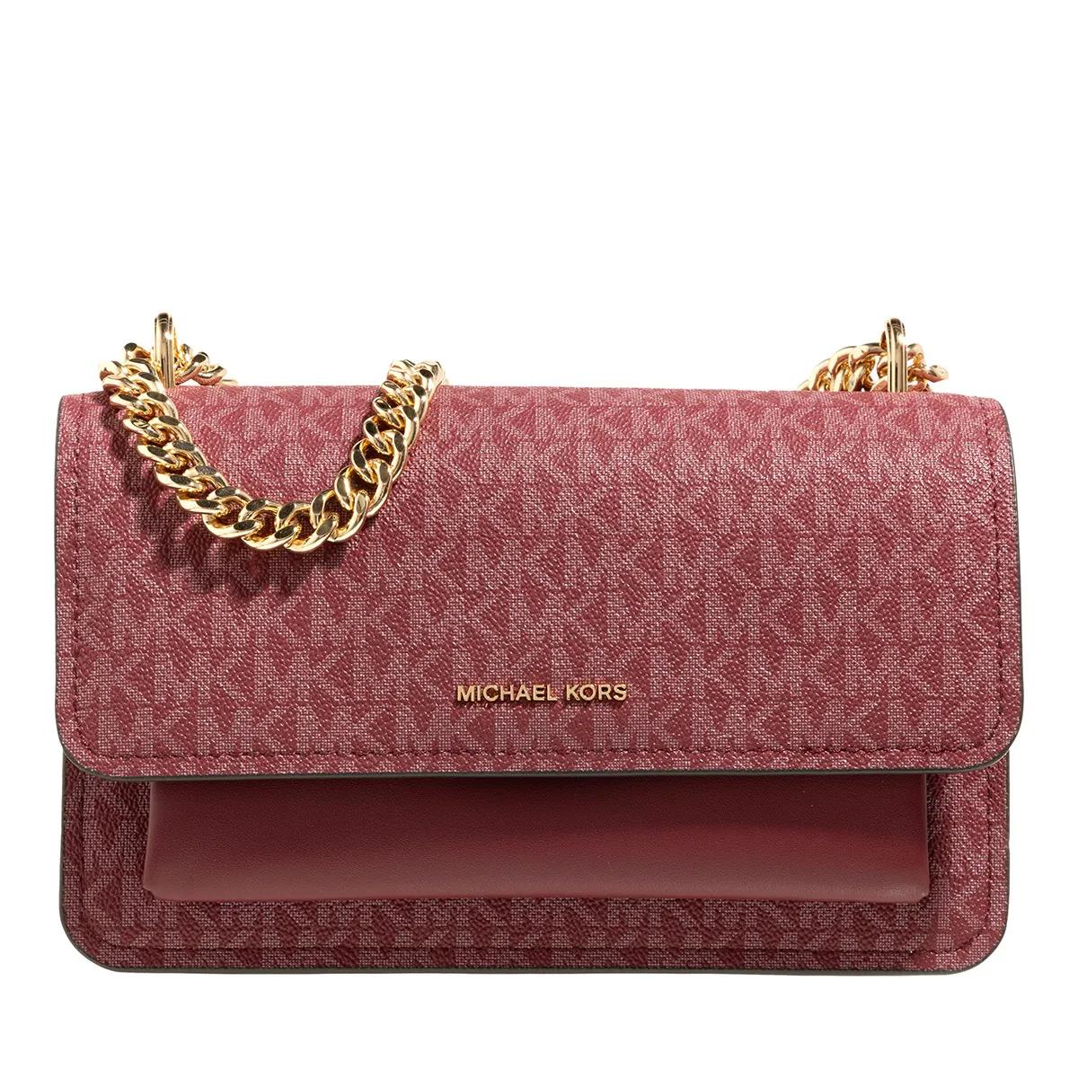 Michael Kors Claire Brown Canvas Crossbody bag 2001-A0542915