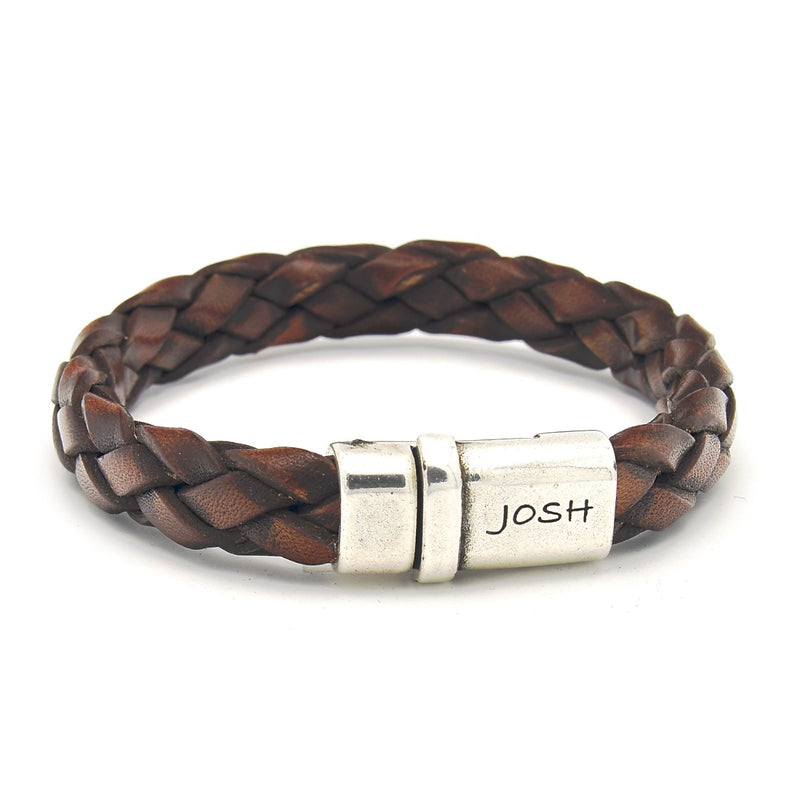 Josh Brown Bracelet 09325-BRA-S/COGNAC/L-1-zoom-