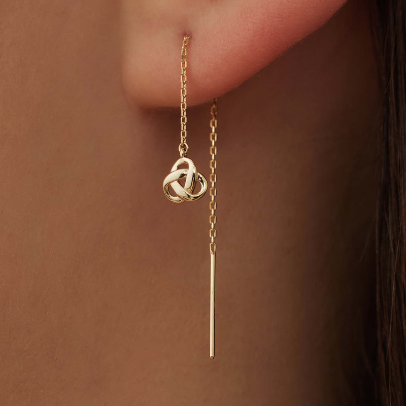 Isabel Bernard Rivoli Méline 14 Carat Golden Drop earrings IB360220-zoom-