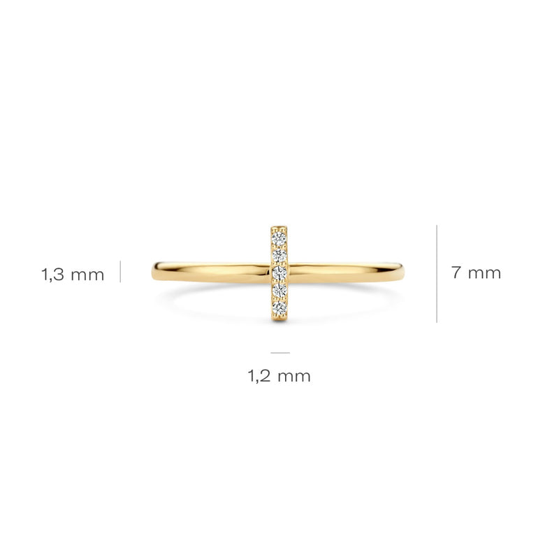 Blush 14 karat gold Ring 1252YZI/50-zoom-