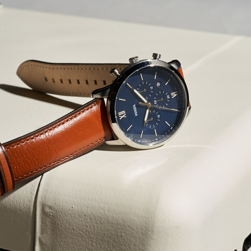 Fossil Neutra Chrono Brown Watch FS5453-zoom-