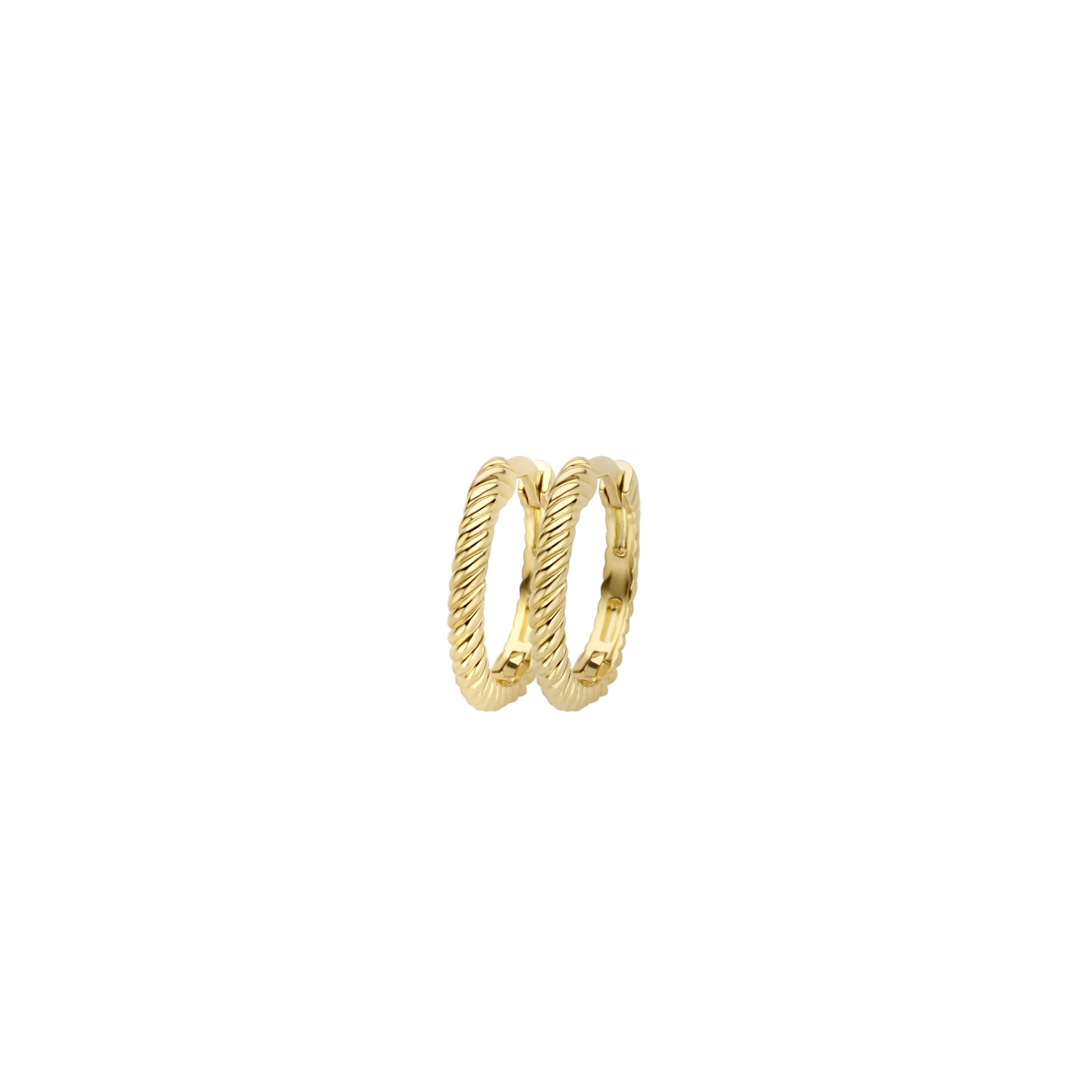 Blush Gold Hoop Earrings 7266YGO