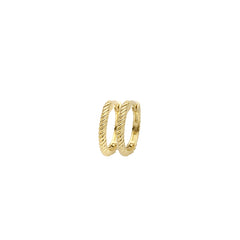 Blush Gold Hoop Earrings 7266YGO