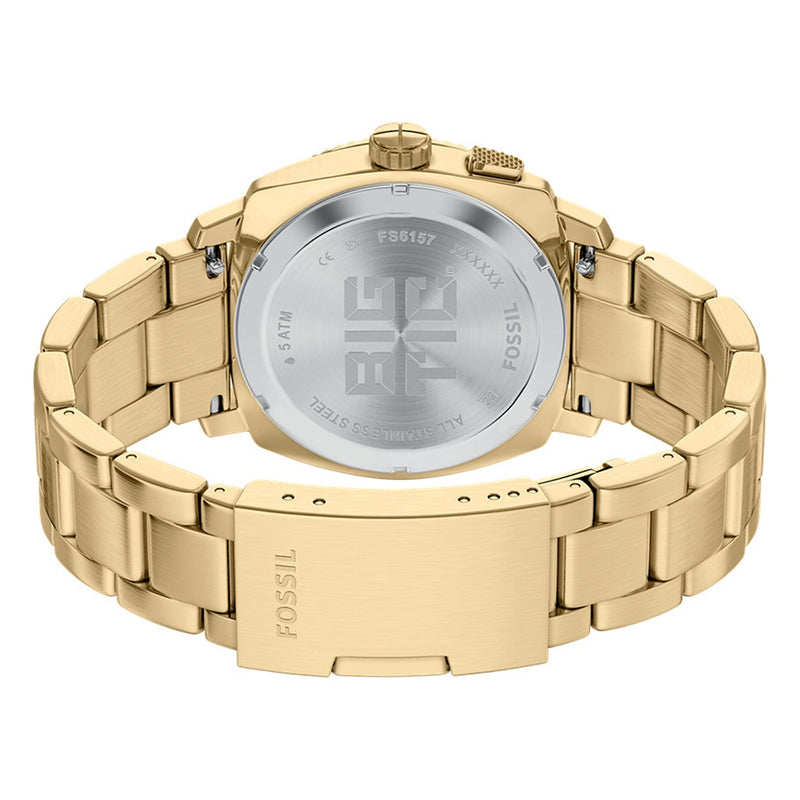 Fossil Machine Big Tic Round Black Dial Watch FS6157-zoom-