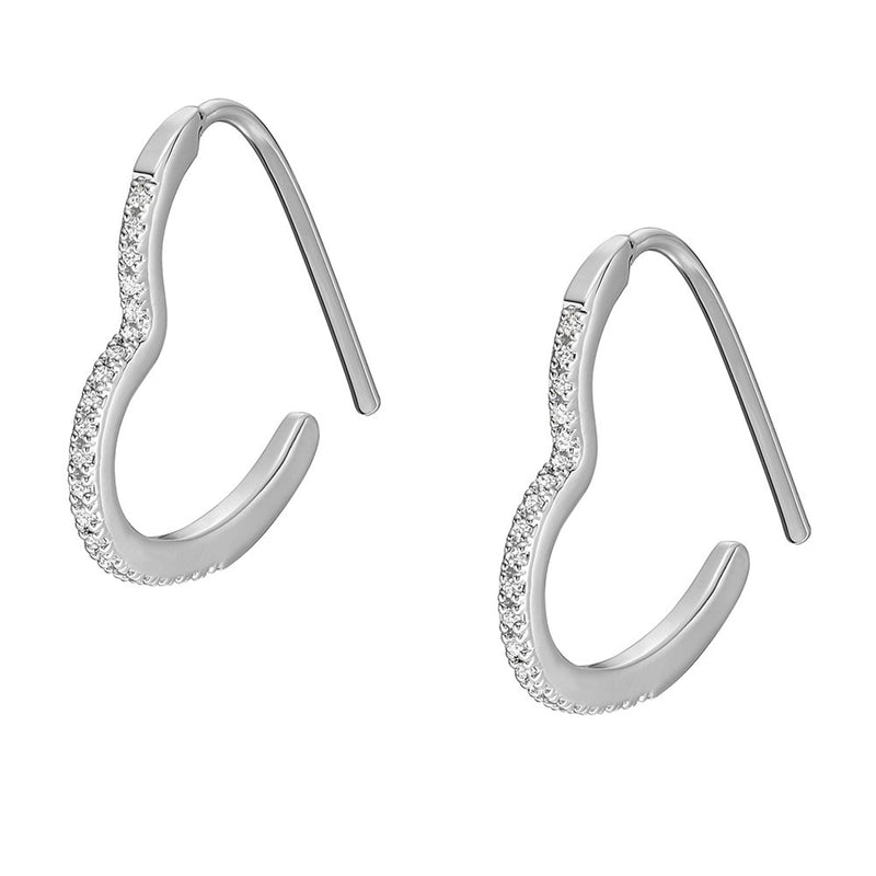 Fossil Jewelry Silver Drop Earrings JA7230040-zoom-