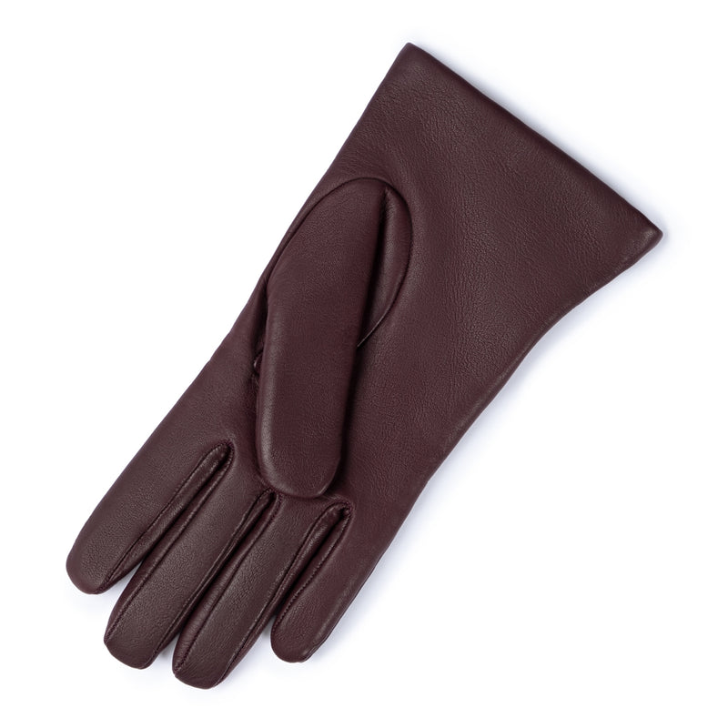 Isabel Bernard Honoré Eleanor dark brown  goatskin leather gloves IB67000-331-8-zoom-
