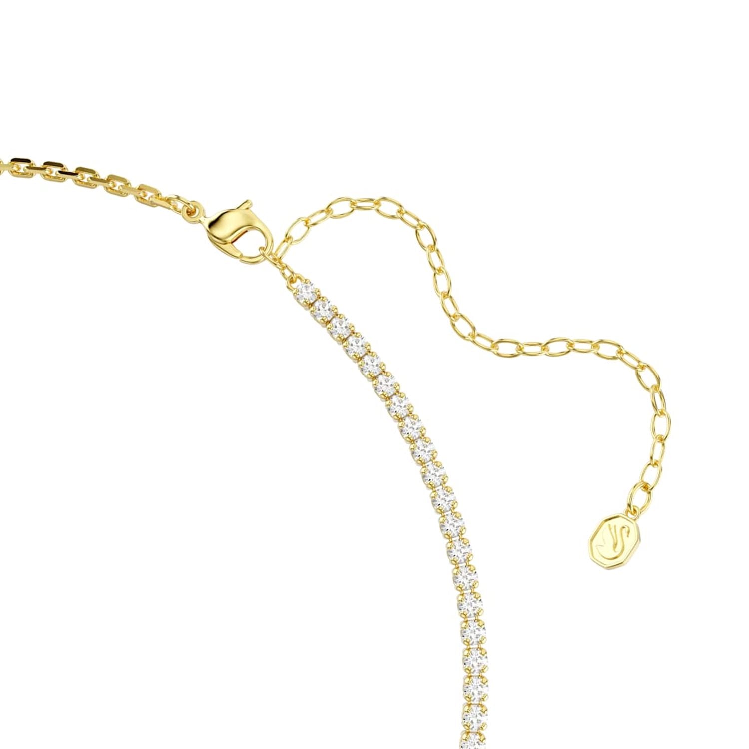 Swarovski Matrix Tennis Gold-Tone Necklace 5747717