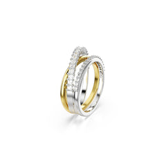 Swarovski Hyperbola Multi-coloured Ring 5689730