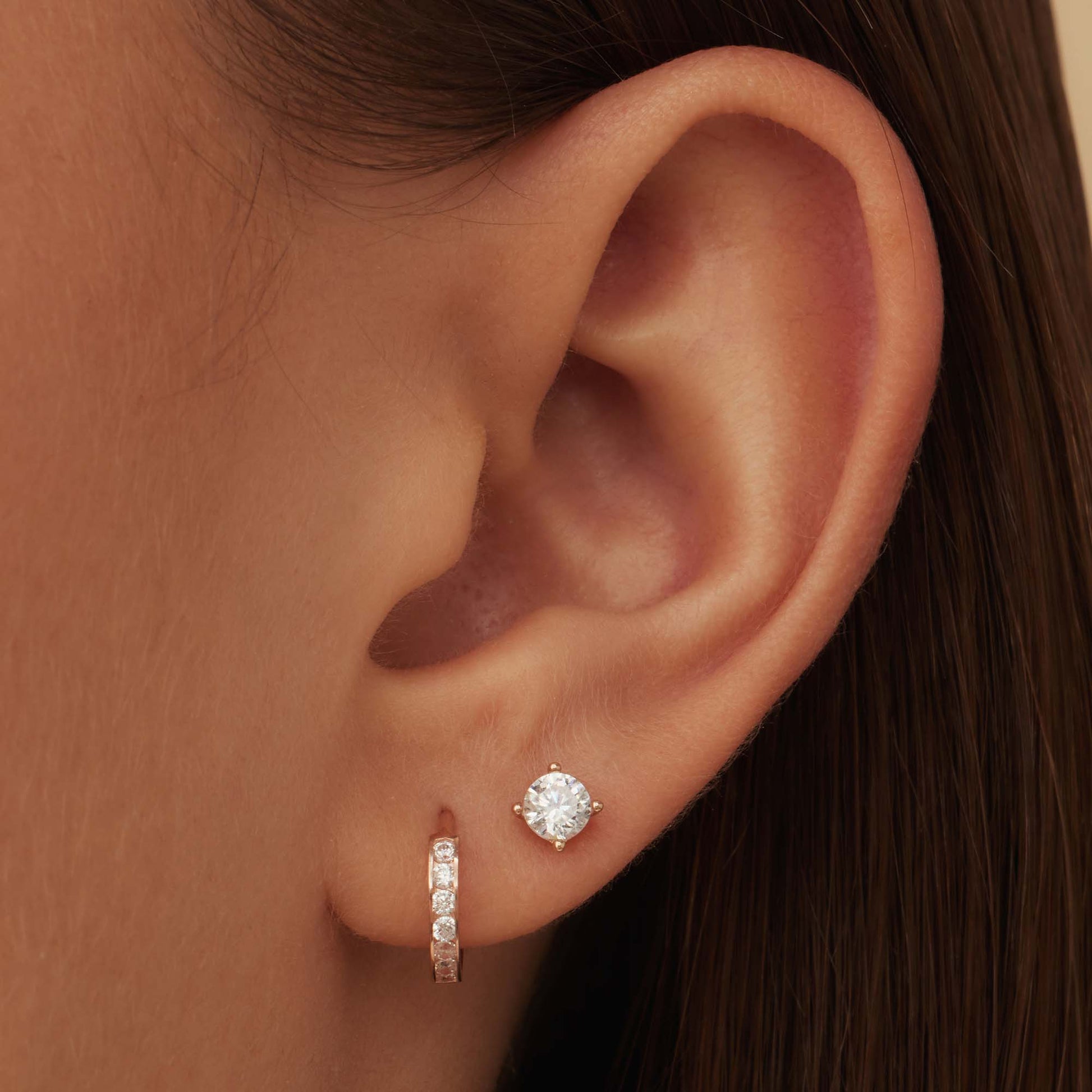 Isabel Bernard Cadeau d'Isabel 14 Carat Rosegold Earparty giftset IB90055