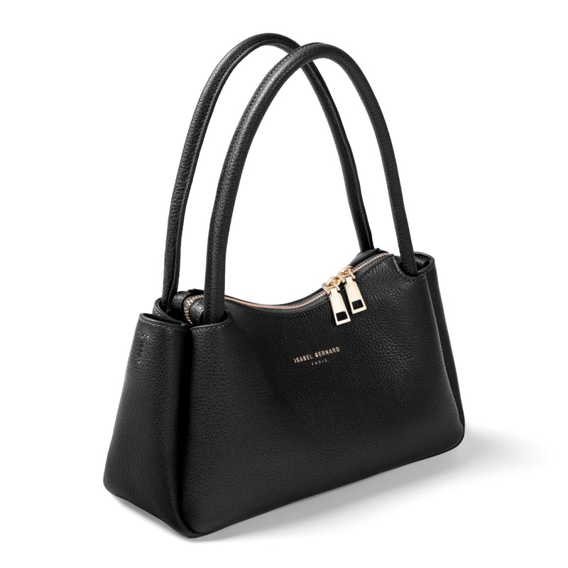 Isabel Bernard Honoré Eve Black Calfskin Leather handbag IB21133-001-zoom-
