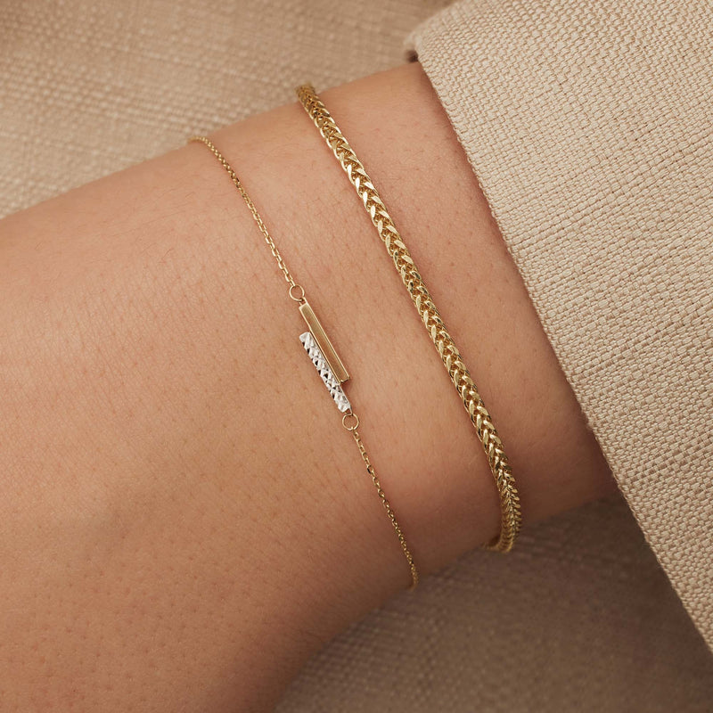 Isabel Bernard Aidee Sharla 14 Carat Golden Chain bracelet IB320115-zoom-