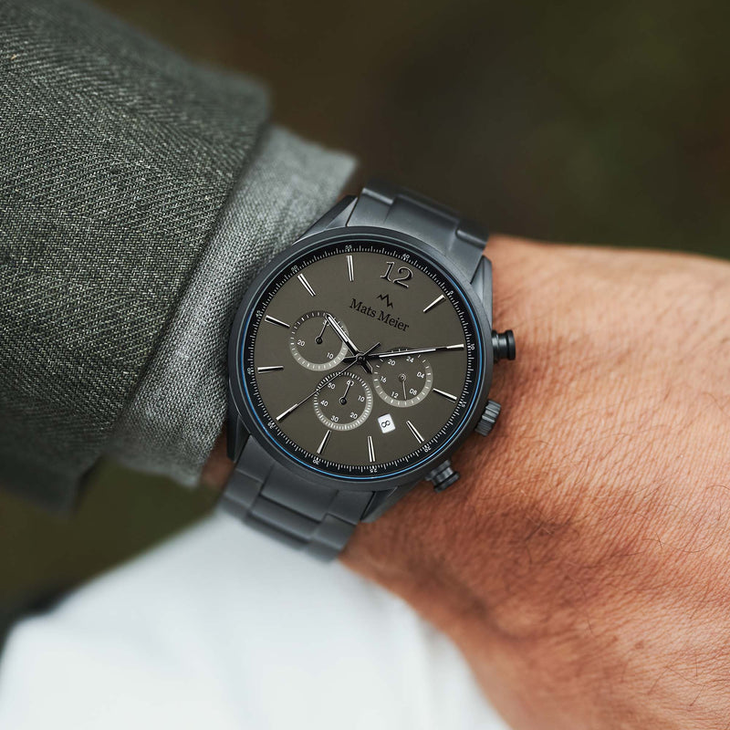 Mats Meier Grand Cornier Chrono Gunmetal Watch MM00127-zoom-