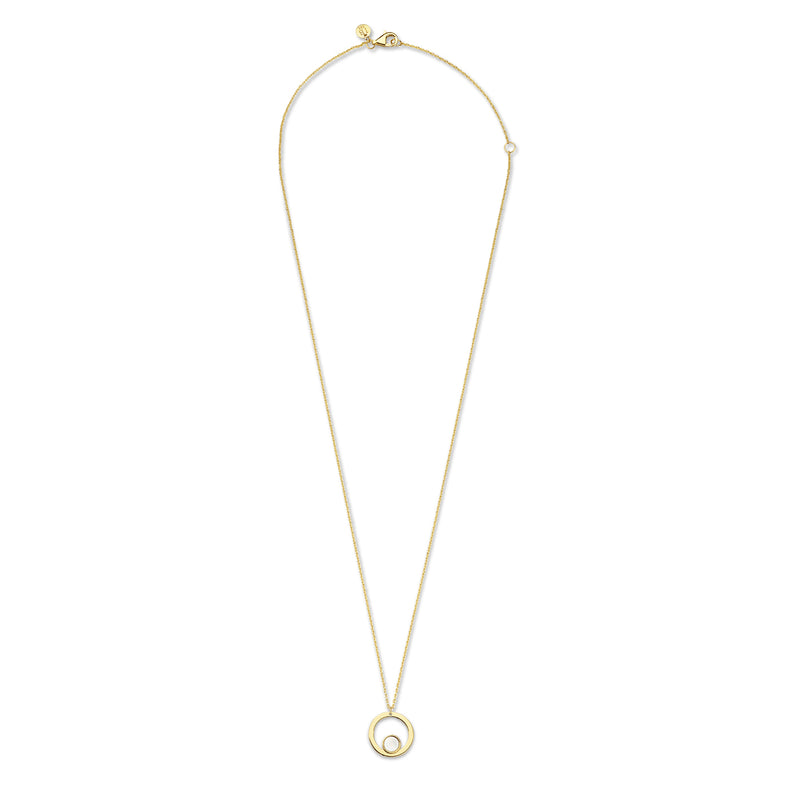 Isabel Bernard Belleville Nova 14 Carat Golden Necklace IB340029 (Length: 40.00-45.00 cm)-zoom-