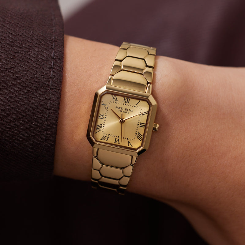 Parte di Me Orologio Square ladies watch gold coloured PDM09030-zoom-