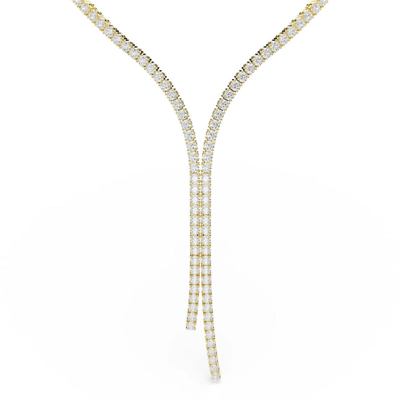 Swarovski Matrix Tennis Gold-Tone Necklace 5750601-zoom-