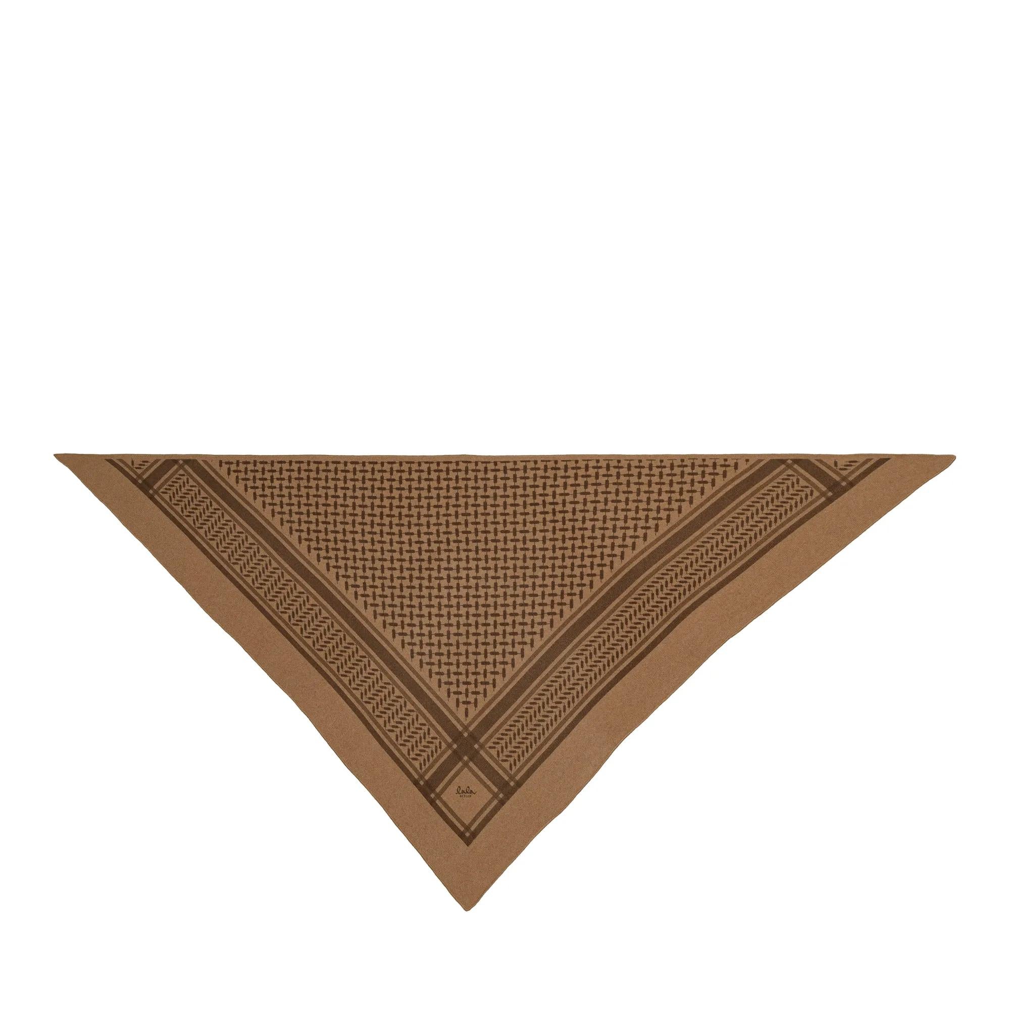 Lala Berlin Beige Cashmere Scarf 2001-A0533928