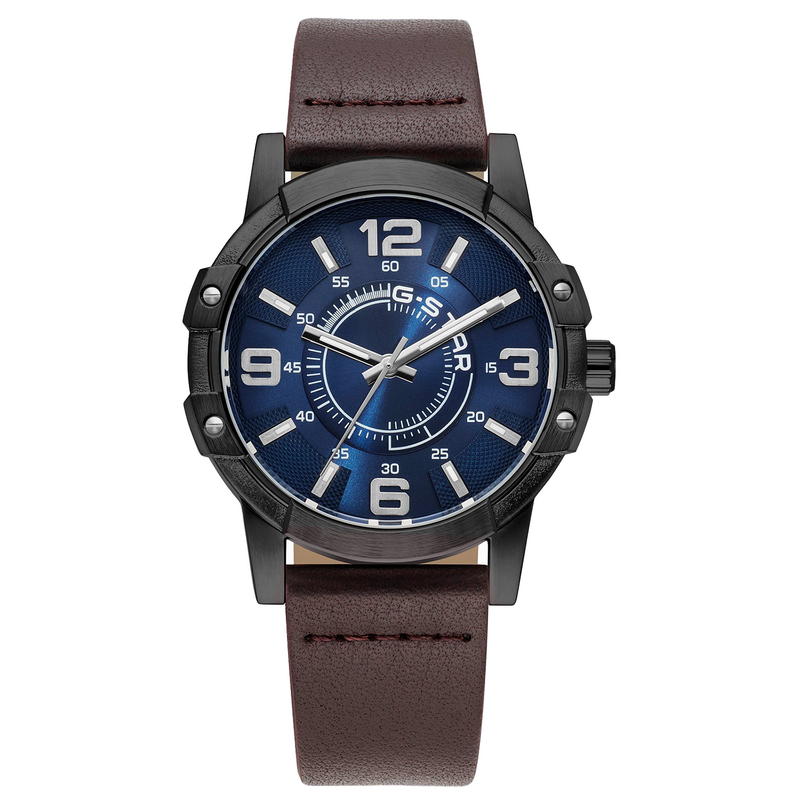 G-STAR Constructed Black Brass Men's Watch GSW.506.05-zoom-