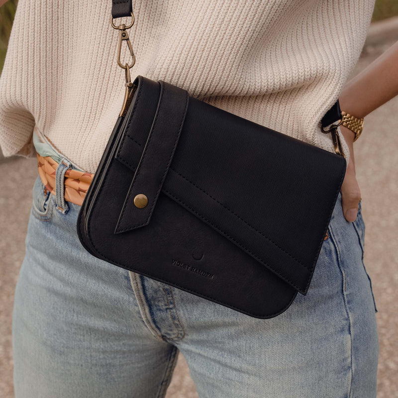 Violet Hamden Essential Bag Black Crossbody bag VH22017-zoom-